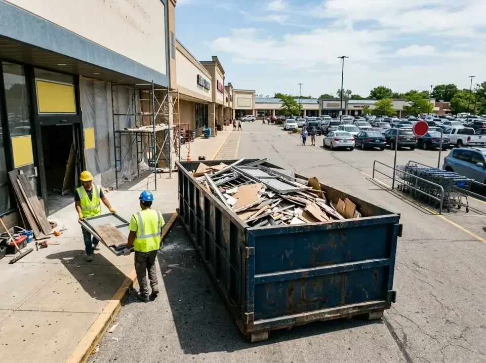 retail-store-renovation-debris-003 — frequently asked questions, Roll-off Dumpster Rentals in Carmel, IN